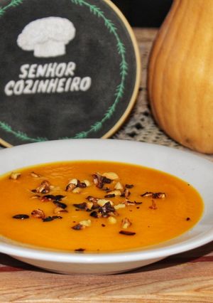 Foto de Creme de Abóbora com Frutos Secos torrados
