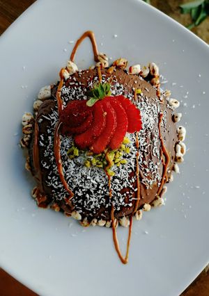 Foto di Cupoletta di porridge cocco e fondente