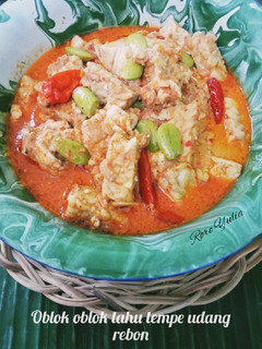 Foto resep Oblok oblok tahu tempe udang rebon