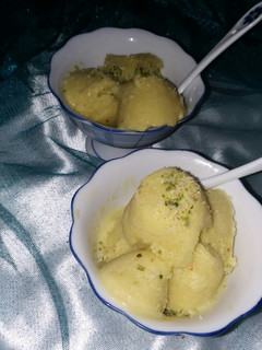 عکسی از دستور بستنی زعفرانی