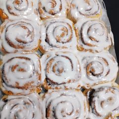 Cinnamon buns A picture of Cinnamon buns.