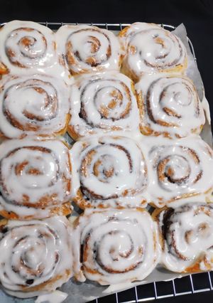 A picture of Cinnamon buns.