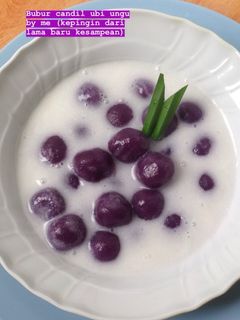 Foto resep Bubur candil ubi ungu