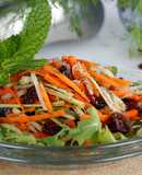 Crunchy Carrot Salad With Lemony Dressing