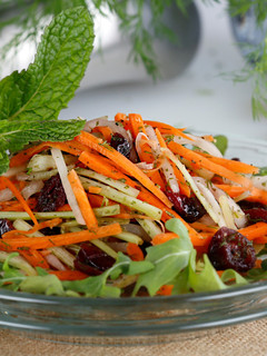 A picture of Crunchy Carrot Salad With Lemony Dressing.