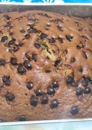 Foto resep Bolu pisang choco chips panggang