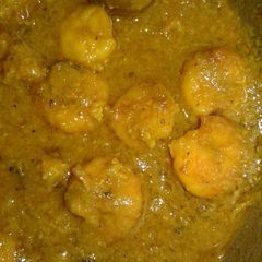 A picture of Prawn malai curry.