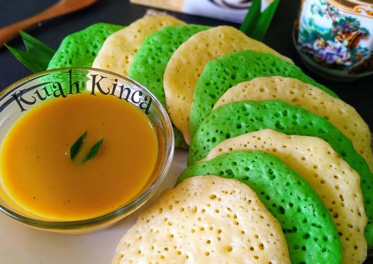 Langkah Mudah untuk Menyiapkan Serabi Teflon ☘️ yang Enak Banget