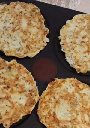 Une photo de Crêpes soufflées aux courgettes