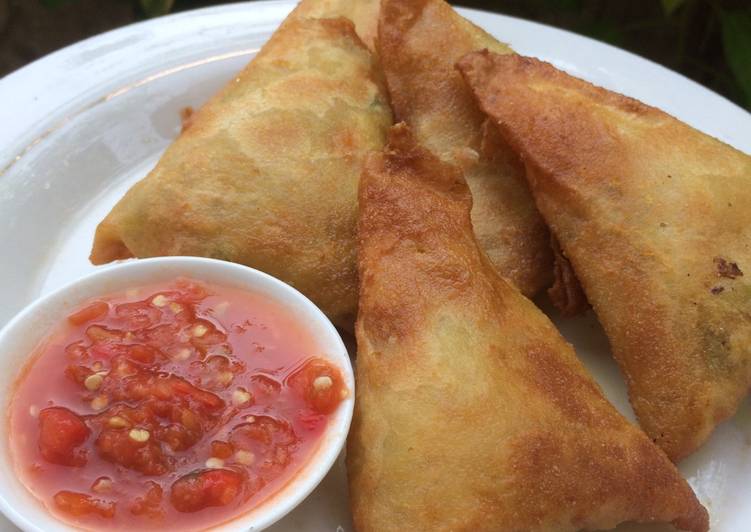 Resep Sambosak sayur ayam, Bisa Manjain Lidah