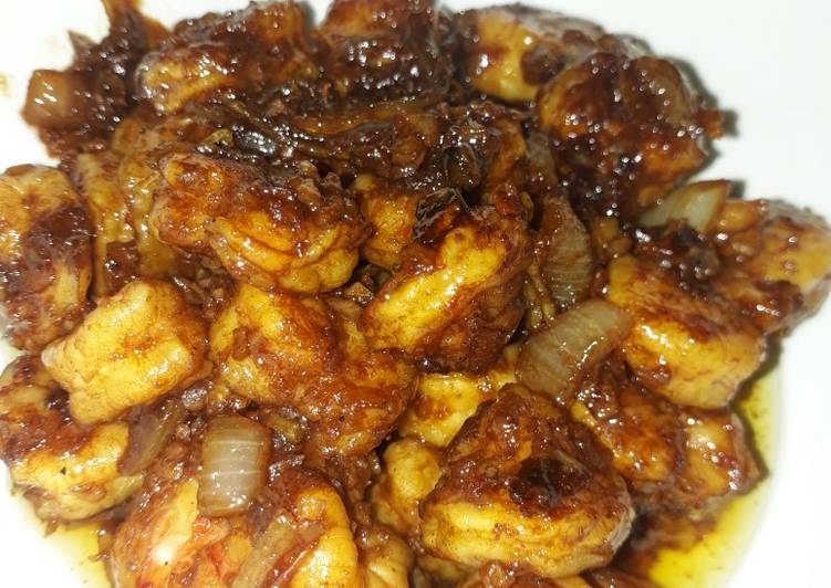 Resep Udang kecap manis saus tiram, Bikin Ngiler