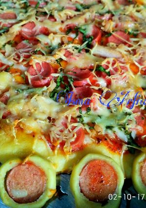 Foto resep Pizza Homemade Craft Quick Melt