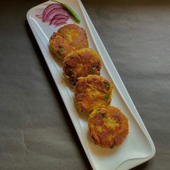 A picture of Vegan Jackfruit Kabab Awadhi style.