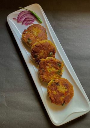 A picture of Vegan Jackfruit Kabab Awadhi style.