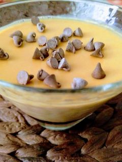Una foto de Panna cotta de café