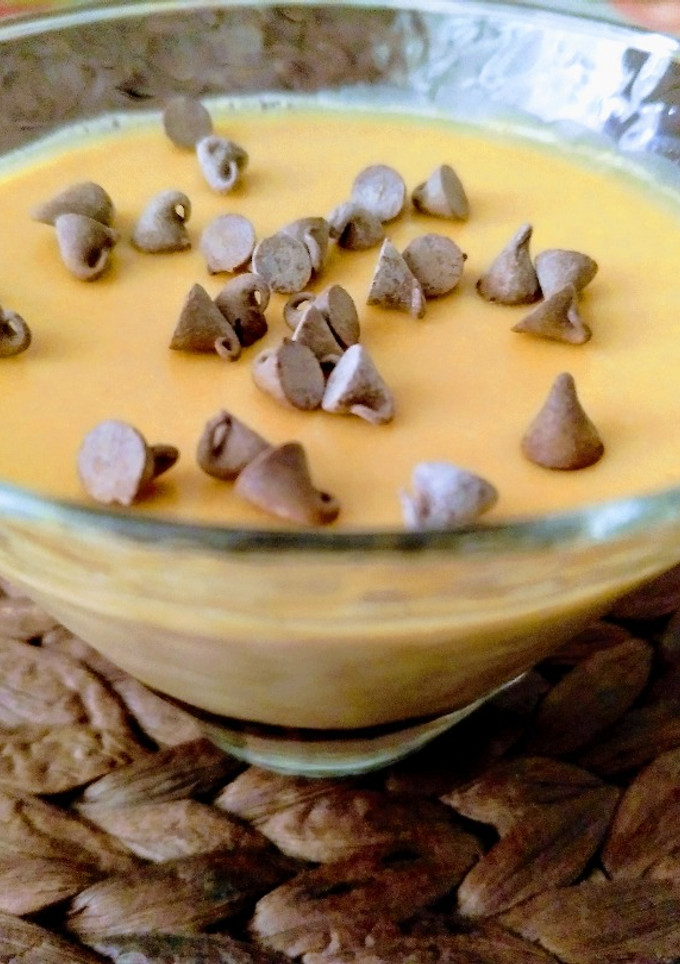 Una foto de Panna cotta de café