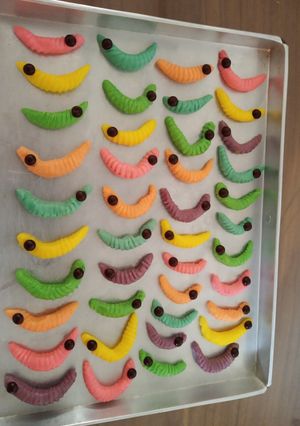 Foto resep Ulat bulu rainbow cookies