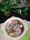 Sup Daging Sawi Asin (Home Made) Zucchini