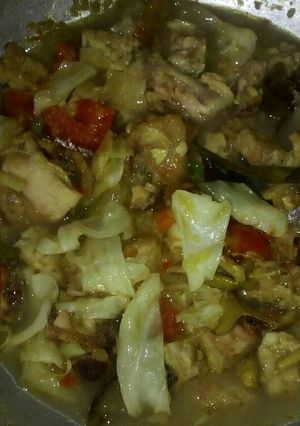 Foto resep Tongseng ayam plus tempe