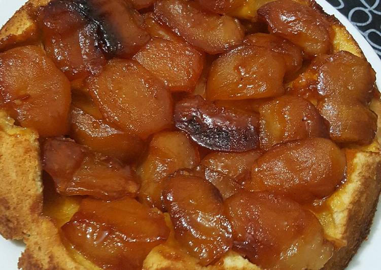 Tarta tatin o invertida de manzanas