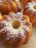 Orange Mini Cakes (Made in a 12-cavity mini bundt pan)