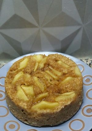 Una foto de Torta de manzana y nueces en micro!!!