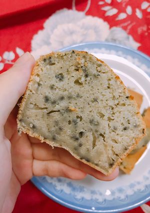 Hình của món Bánh chuối việt quất (dùng nồi chiên không dầu).