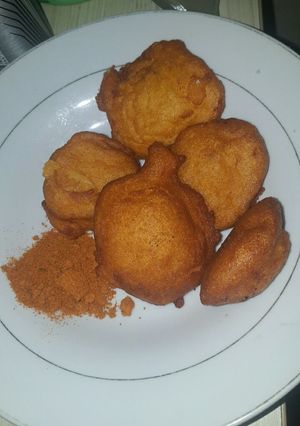 A picture of Beans cake (Qosai, Akara).