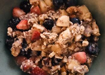 How to Make Tasty Rise  Shine Fruit  Nut Cereal