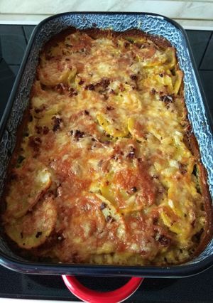 Szaftos húsos krumpli recept fotója