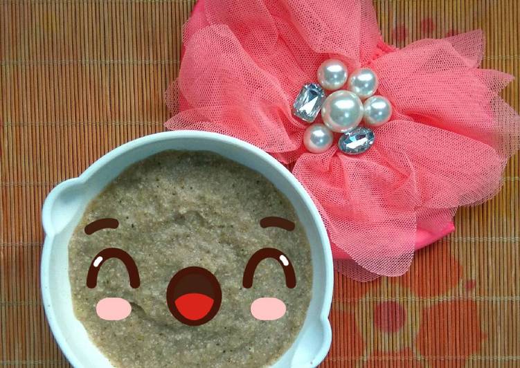 MPASI 6+ Beras Cokelat Kacang Merah Daging Ayam Brokoli Kaldu