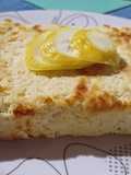 Budín nube de Limón sin gluten, sin azúcar