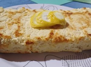 Una foto de Budín nube de Limón sin gluten, sin azúcar
