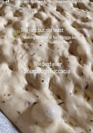 Foto resep Sourdough Foccacia