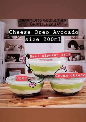 Foto resep Cheese cake Oreo avocado