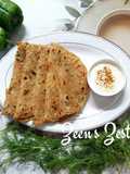 Dill Capsicum Parathas
