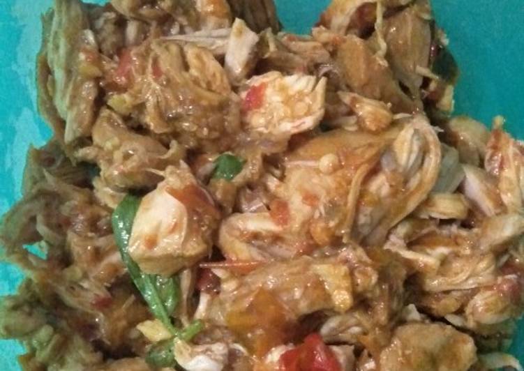 Cara Gampang Membuat Sambel ayam suir Anti Gagal