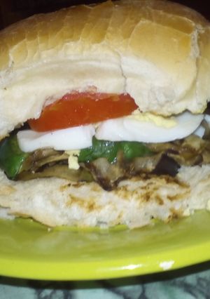 Una foto de Sándwich de verduras