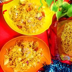 Bhujia Sev Bhel A picture of Bhujia Sev Bhel.