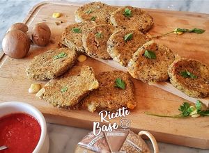 Foto di Burger di lupini e funghi