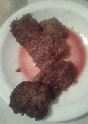 Una foto de Churrasco de carne picada