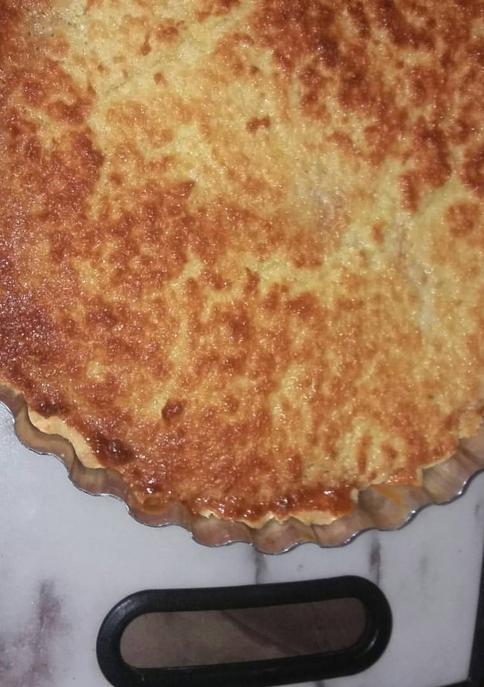 Una foto de Tarta de coco y dulce de leche
