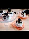 Pavlova con visciole