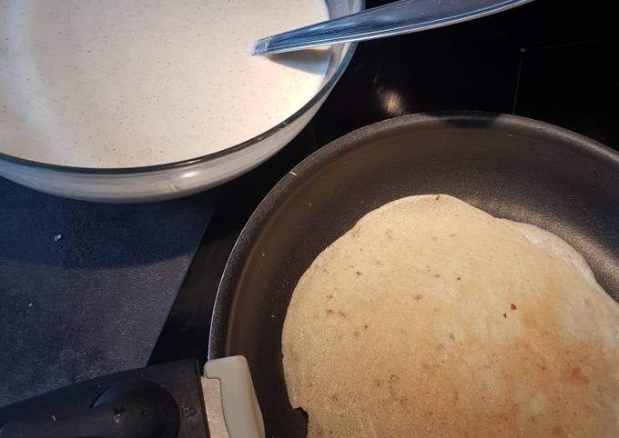 Crêpes sans gluten ni lactose
