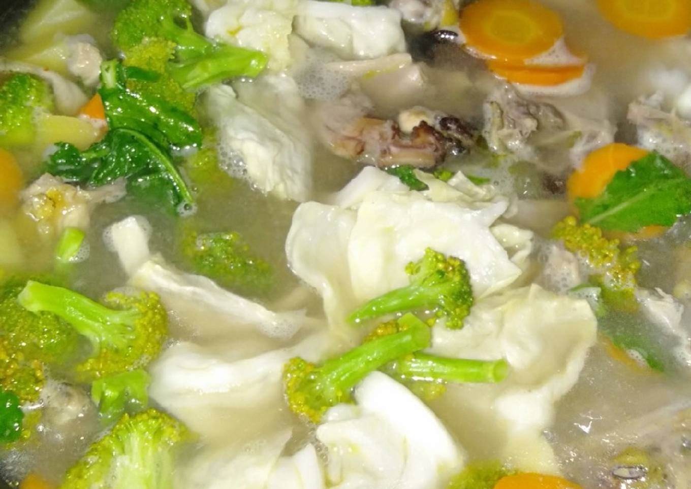 SOP ayam kampung + sayur