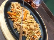 A picture of spicy chicken spaghetti