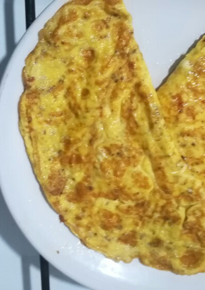 Una foto de Omelette con queso cremoso