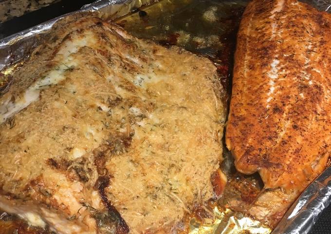 Recipe of Award-winning Dale Weaver&#39;s Yes-Yes Baked Salmon😋