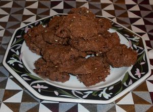 Una foto de GALLETAS DE AVENA, AMARANTO Y CHOCOLATE SIN GLUTEN