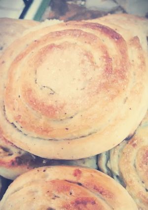 Una foto de Rolls de Manzana